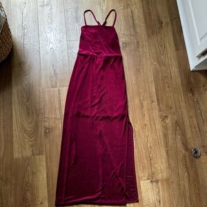 Full length cocktail dress 🍷